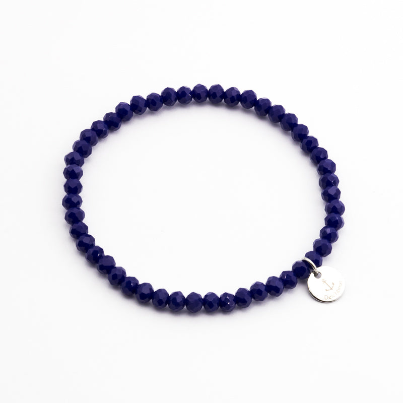 Glasperlen Armband (darkblue)