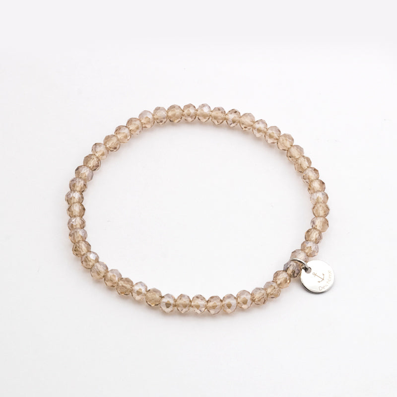Glasperlen Armband (beachsand)