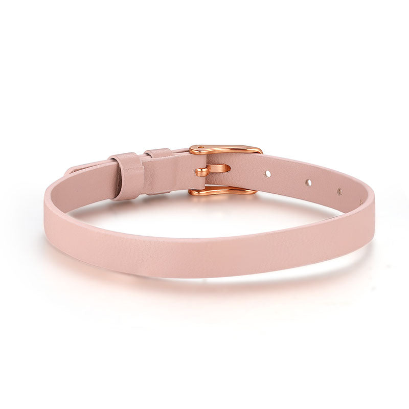 Armband Veggie-Leder altrose (Lüttje-Charming)