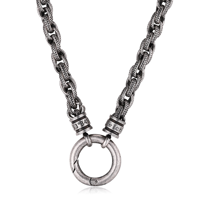 Kette Backbord (mit Rund-Karabiner) aus Edelstahl