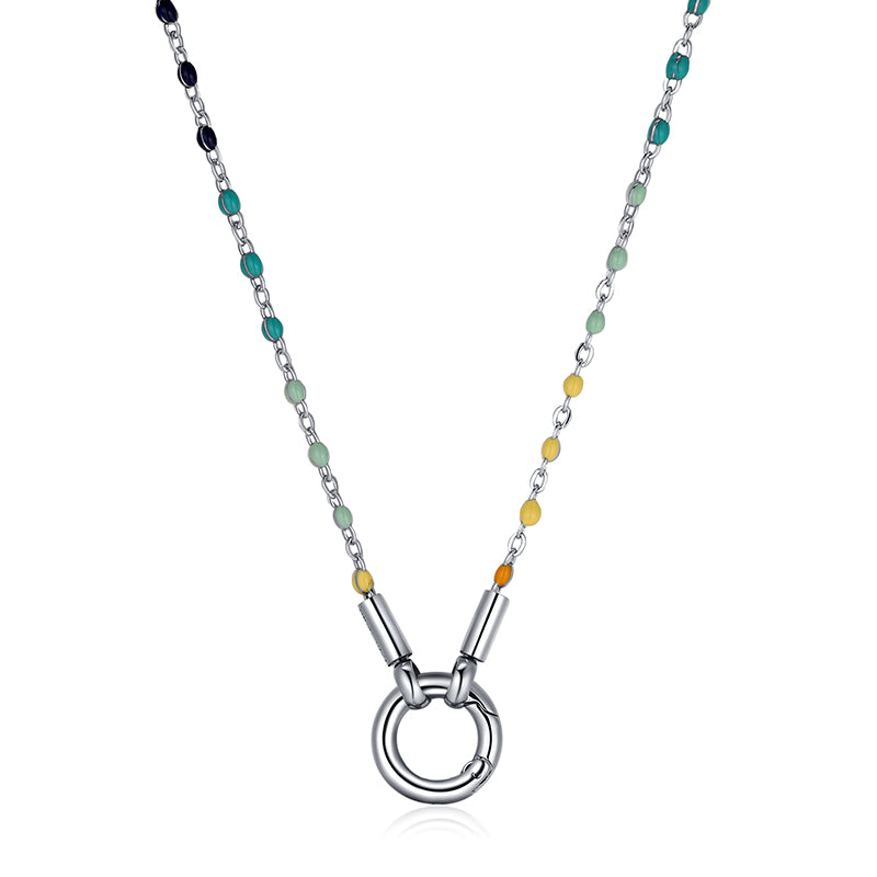 Kette Boho 1,7mm (mit Rund-Karabiner) aus Edelstahl
