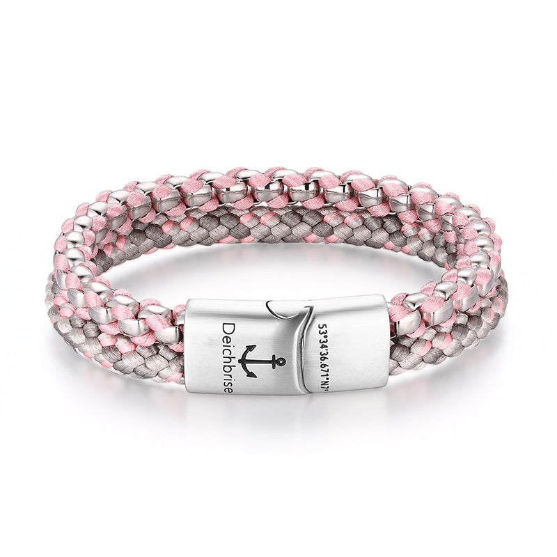 Armband Kathy von Pellworm (Multistrang) Stahl-Tau & Segeltau