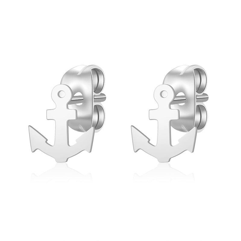 Ohrstecker Anker aus Edelstahl