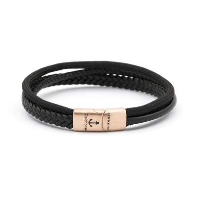 Leder & Segeltau Armband Small Rocky (Multistrang)