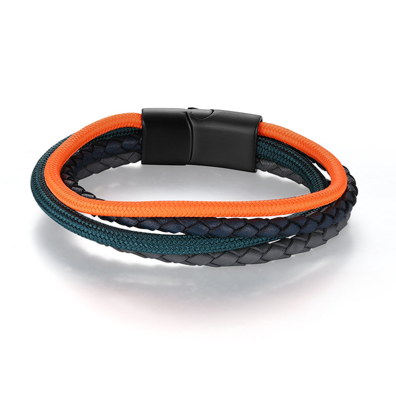 Leder & Segeltau Armband Summer Windsurfer (Multistrang)