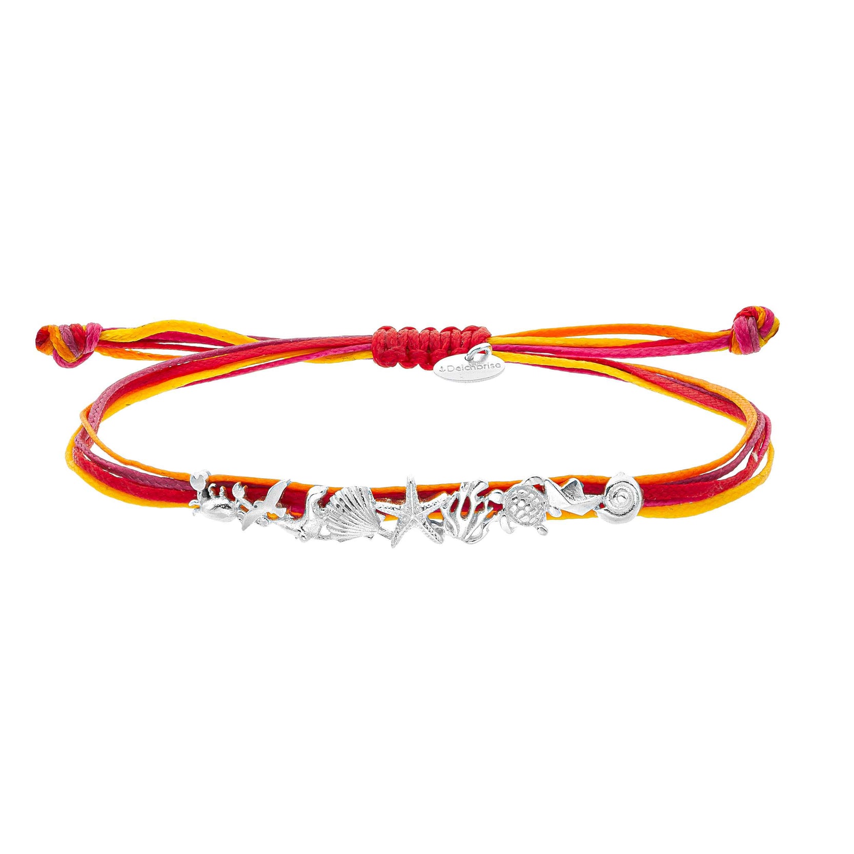 925er Silber Armband Meeresbrise (sundowner) (Wachs-Cord)