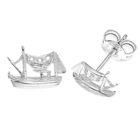 925er Silber Ohrstecker Kutter