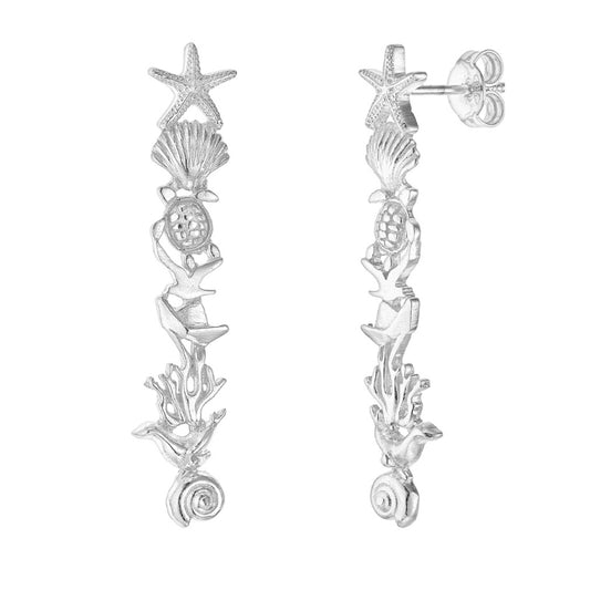 925er Silber Ohrstecker Meeresbrise