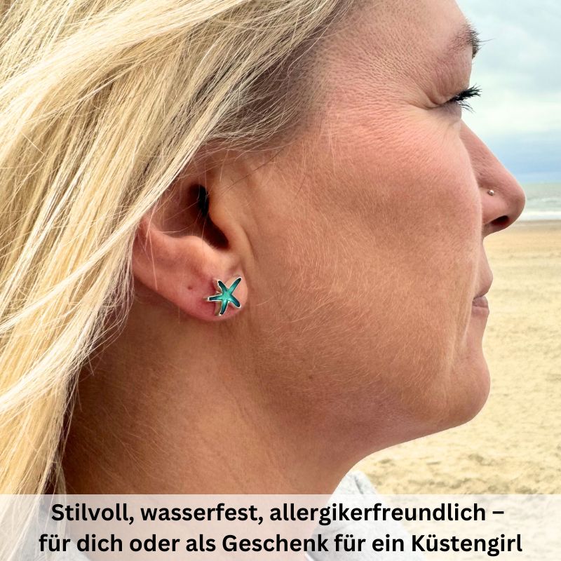 925er Silber Schmuck-Set Seestern