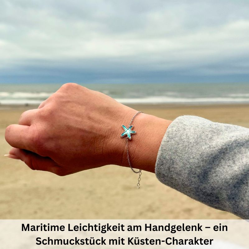 925er Silber Schmuck-Set Seestern