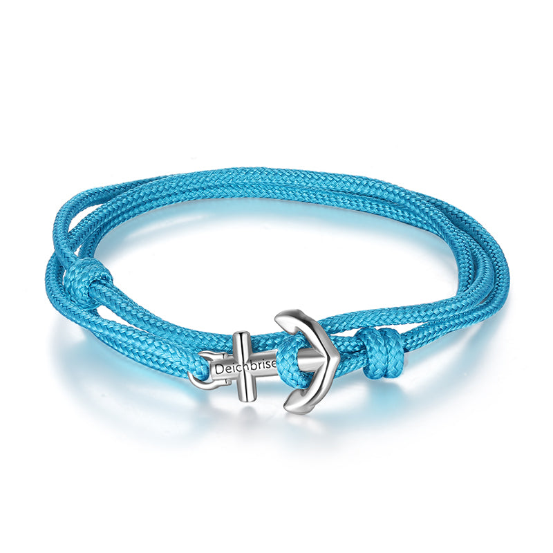 Anker Armband Blau-Türkis