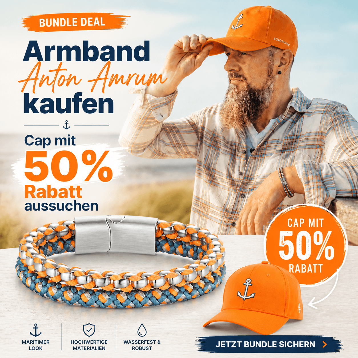 Anton von Amrum + Basecap 50% Bundle