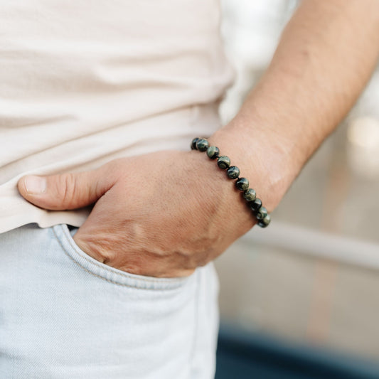 Armband Meerbrise aus Kambaba Jasper