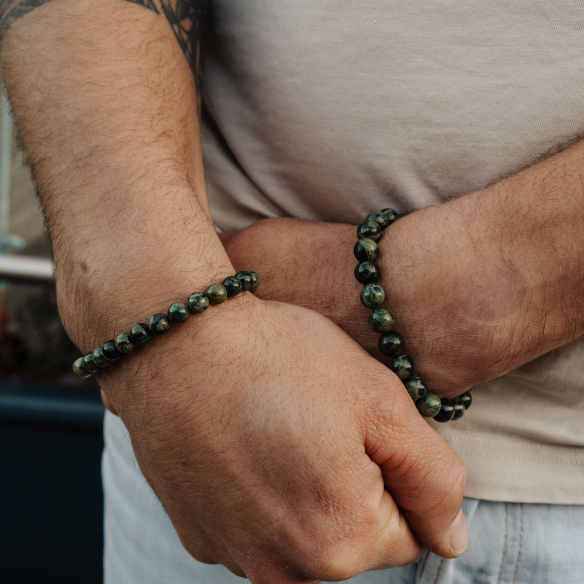 Armband Meerbrise aus Kambaba Jasper