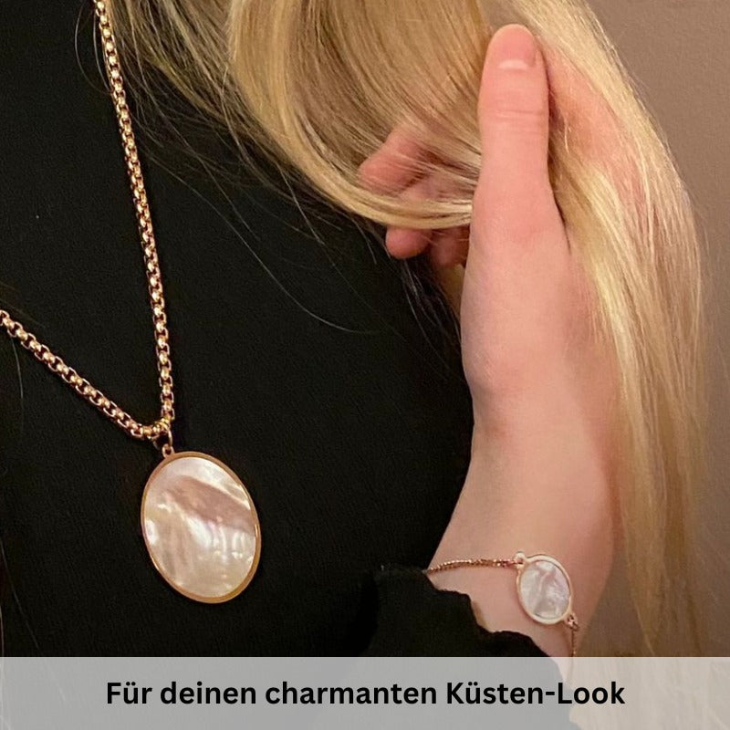 Armband aus Edelstahl Shell