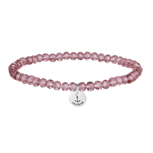 Glasschliffarmband (wildberry)