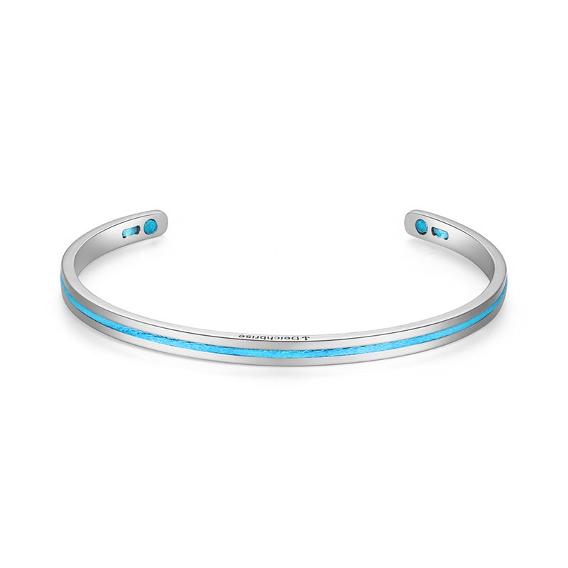 Edelstahl-Bangle Meeresrauschen