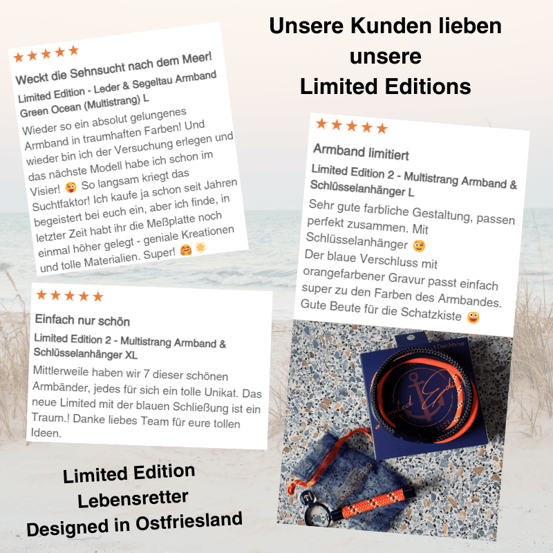 Limited Edition Lebensretter - Multistrang Armband (2000 Stück)