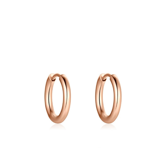 Creolen für Charm Anhänger (klein | 1,4cm) aus Edelstahl (Paar)
