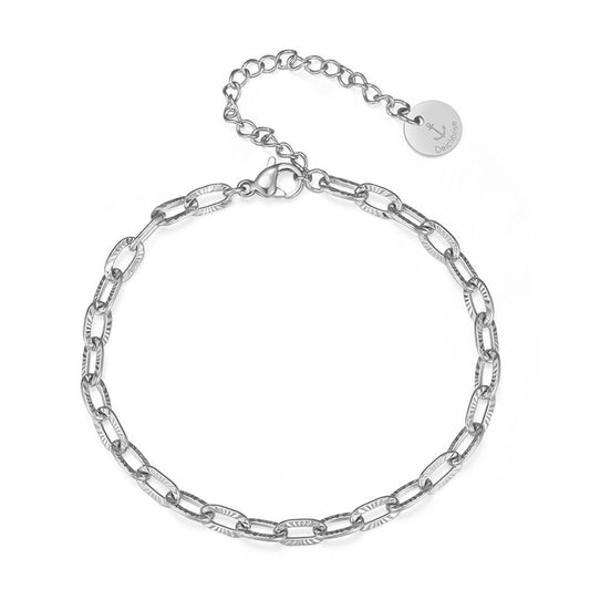 Charms Armband Küstenliebe aus Edelstahl (Click-it)