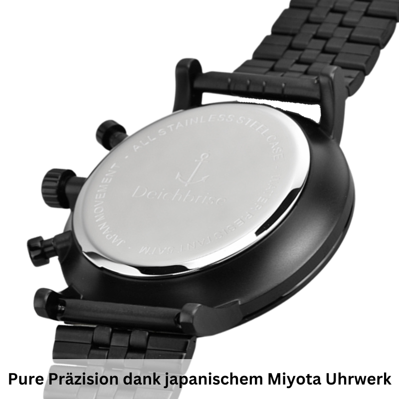 Chronograph Küste (Unisex) 40mm schwarz-schwarz