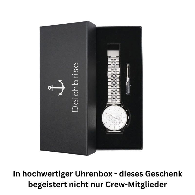 Chronograph Küste (Unisex) 40mm silber-silber