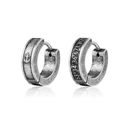 Creolen Seegang aus Edelstahl (Kapitän rockt)