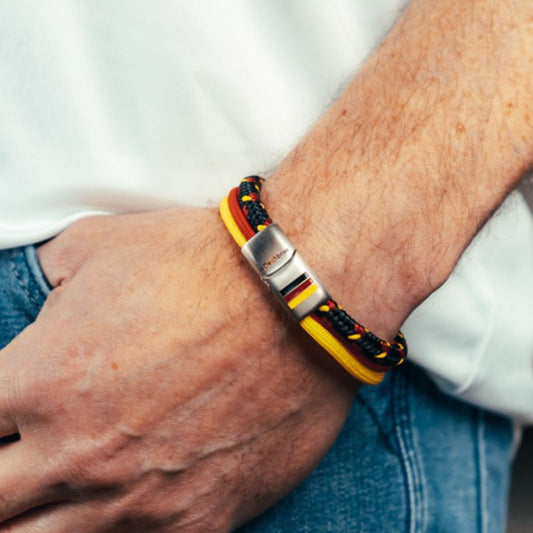 Deutschland Fan-Armband (Segelseil & Segeltau Multistrang)