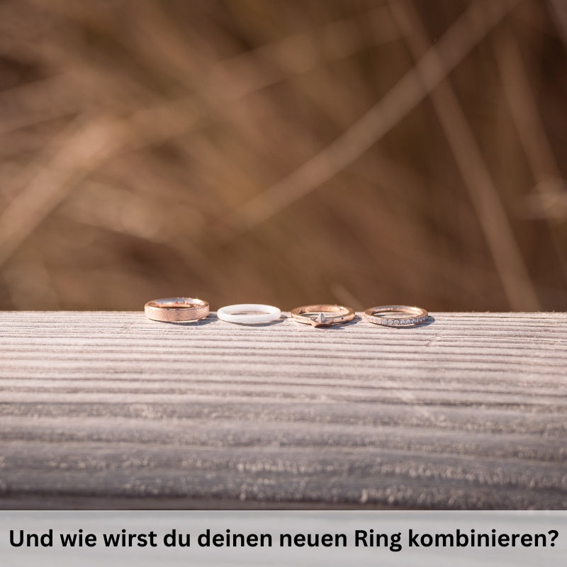 Edelstahl Ring sandgestrahlt 4mm (Stapelring)