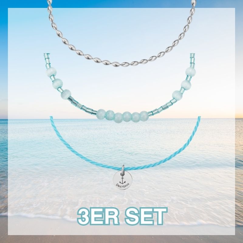 Fußkettchen Set BeachMix Ozean