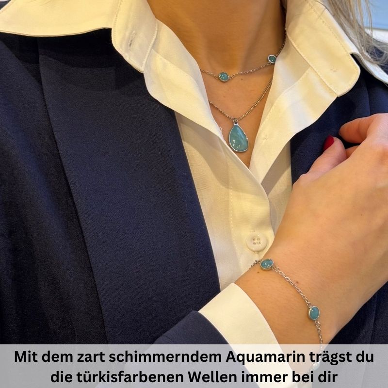 Geschenk-Set Aquamarin