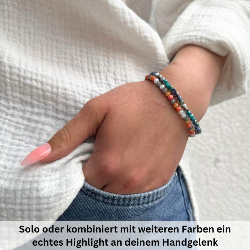 Glasperlen Armband (reef sparkle)