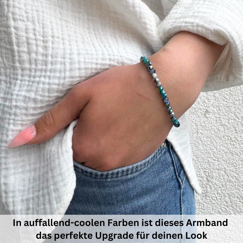 Glasperlen Armband (reef sparkle)