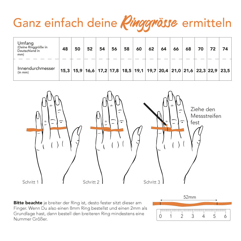 Edelstahl-Ring "Ein Mensch ohne Träume" (6mm breit)