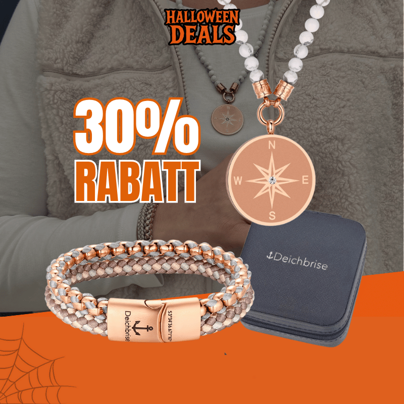 Kette Dünentraum + Joleen am Sandstrand + Schmuck Reisebox