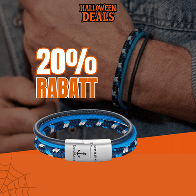 Leder & Segeltau Armband Tiefseetaucher (Multistrang)