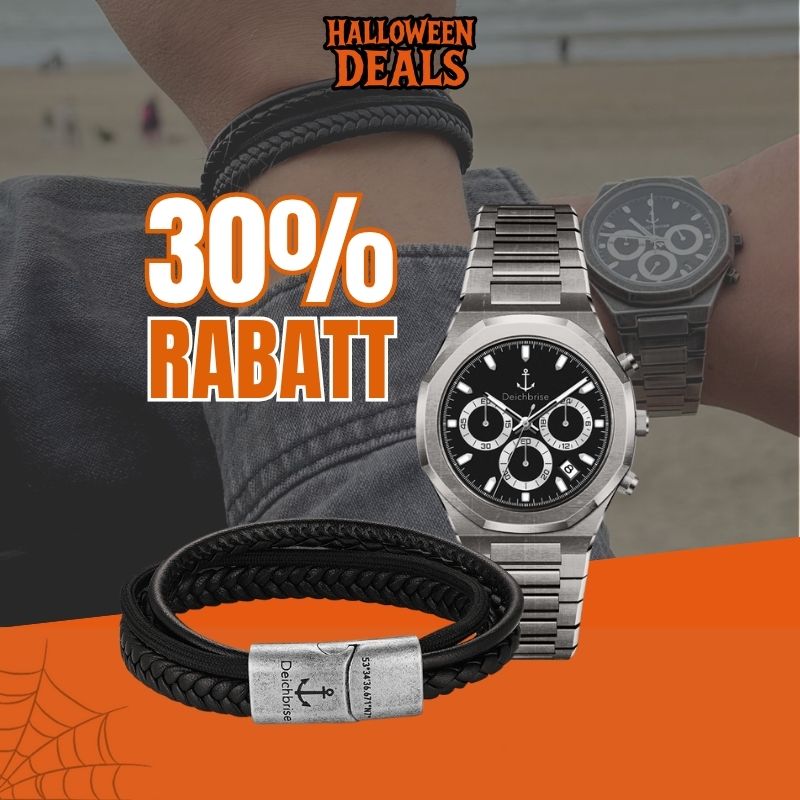 Uhr Bootsmann + Armband Rocky