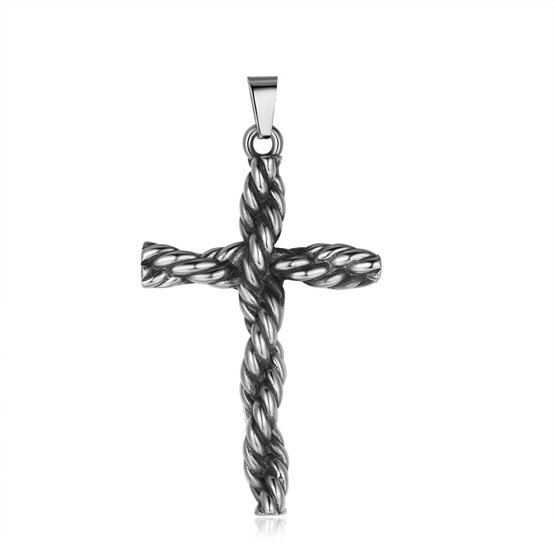 Kettenanhänger Kreuz aus Edelstahl