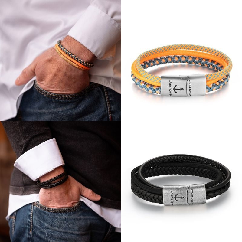 Herren Armband-Set "Rocky's Day Night"