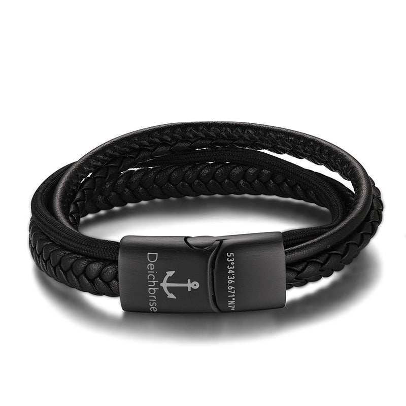 Herren Armband-Set "Rocky's Day Night"