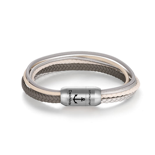 Multistrang Armband Joleen 2 (Fibre Leder) (Veggie)