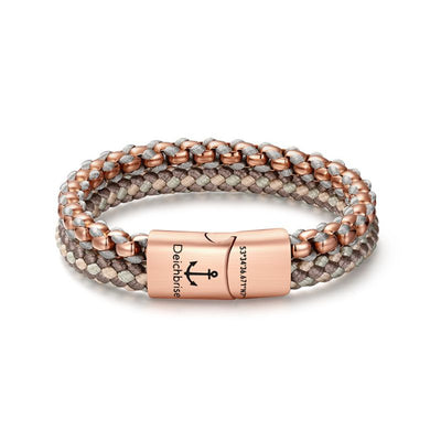 Armband Joleen am Sandstrand (Multistrang) Stahl-Tau & Segeltau