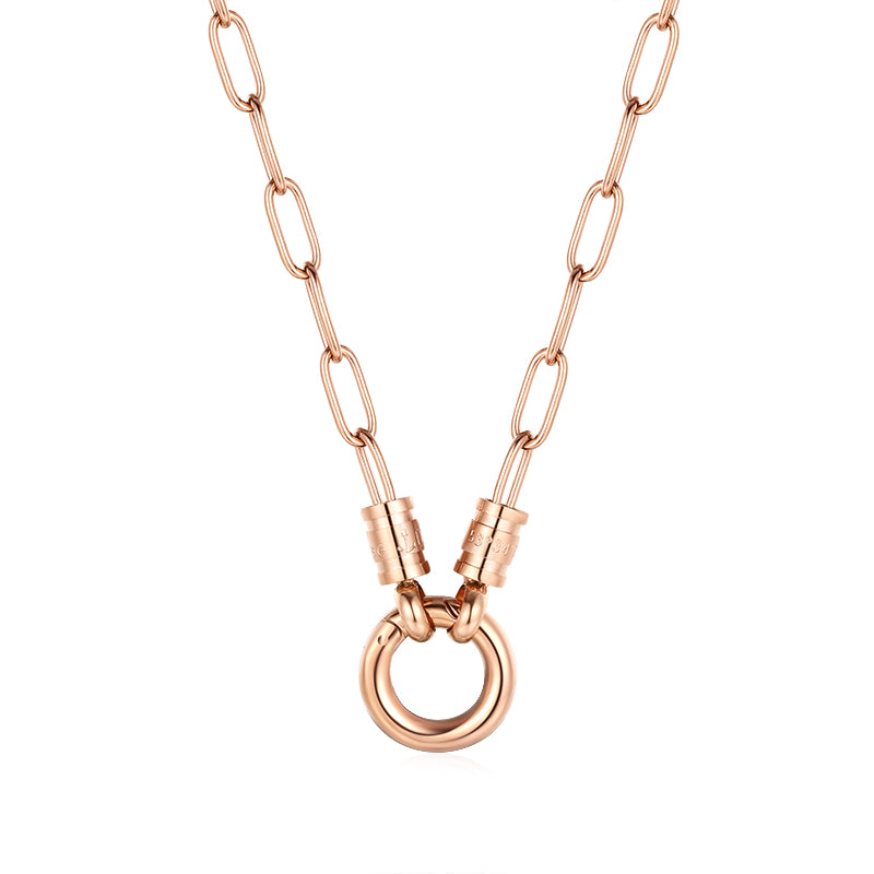 Charms Kette Beach (mit Rund-Karabiner) aus Edelstahl