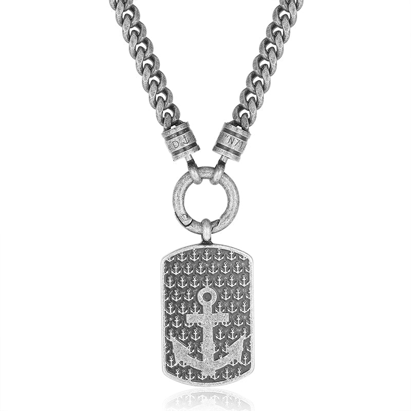 Kette mit Anhänger Meer & Treue (Kapitän rockt)