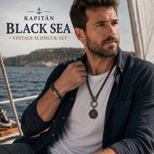 Kapitän Black Sea Vintage Schmuck-Set