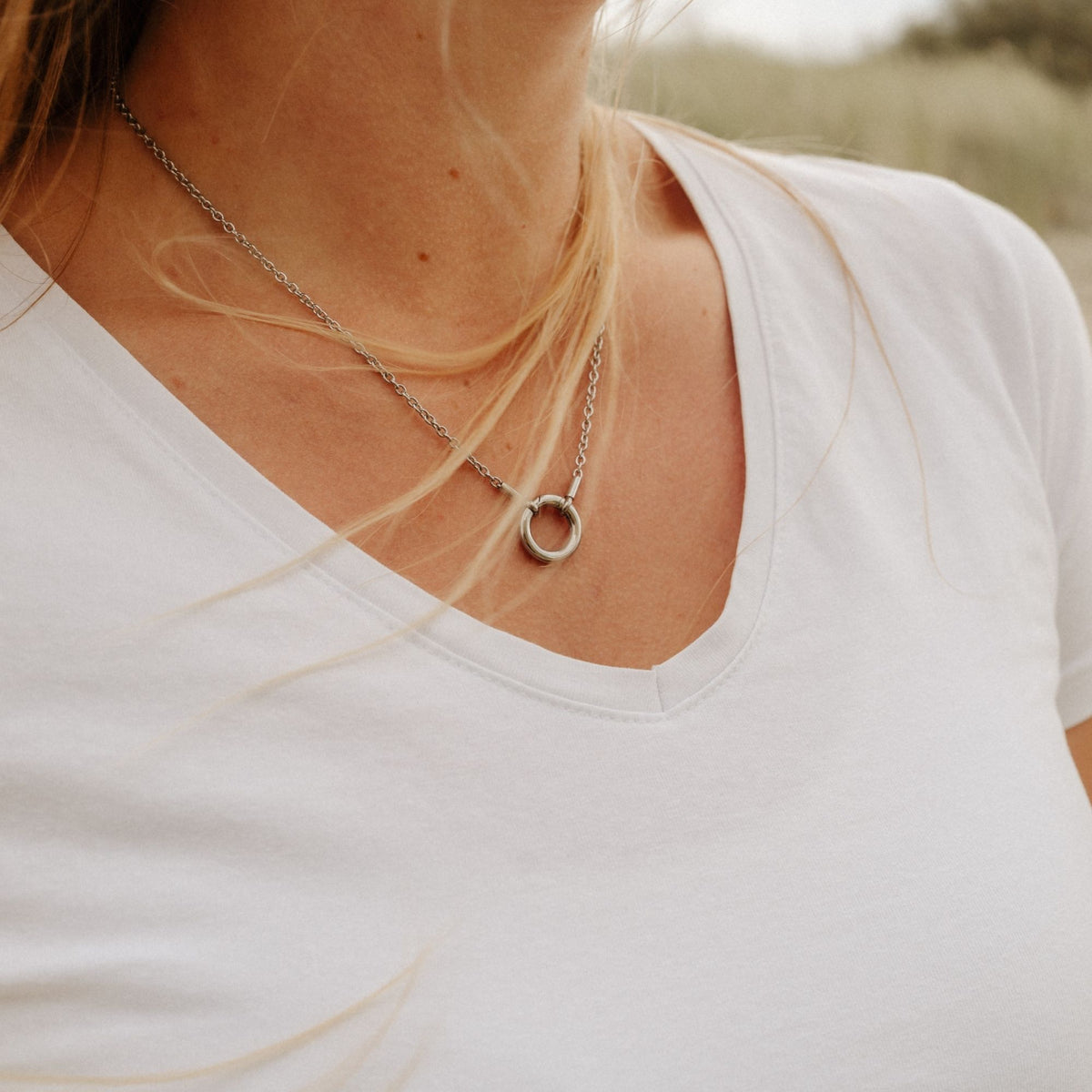Kette Dünenzauber 2,2mm (mit Rund-Karabiner) aus Edelstahl