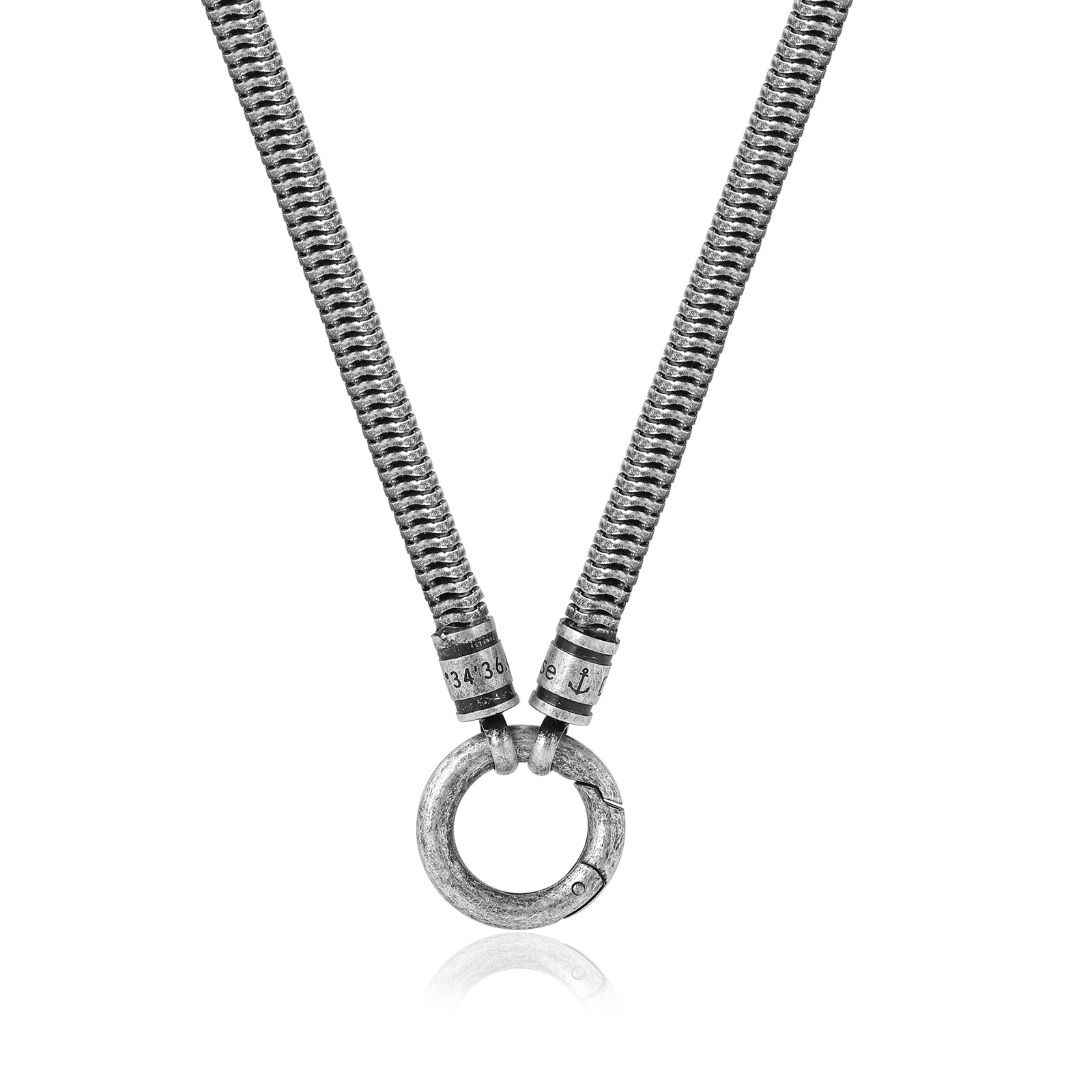 Kette Gezeiten 4mm (mit Rund-Karabiner) aus Edelstahl