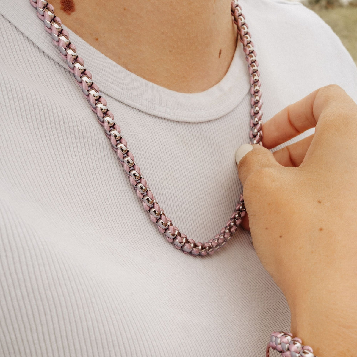 Kette Pellworm 2.1 (6mm) aus Edelstahl und Segelseil