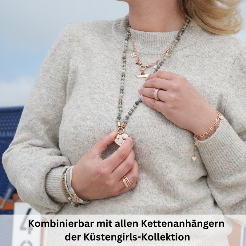 Schmuckset "Picasso" & "Papierschiffchen" - Kette mit Armband