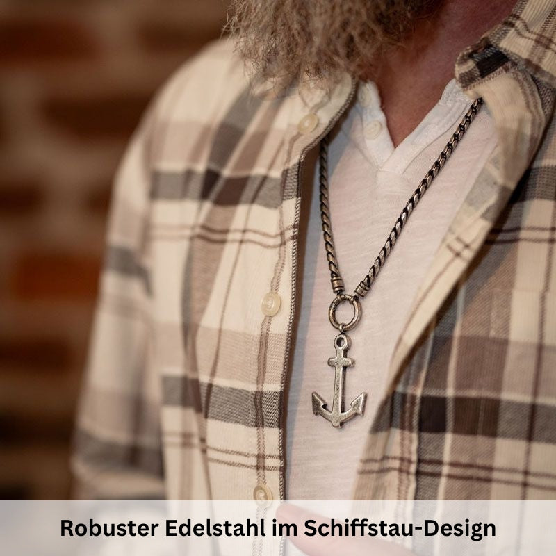 Kette Steuermann (mit Rund-Karabiner) aus Edelstahl